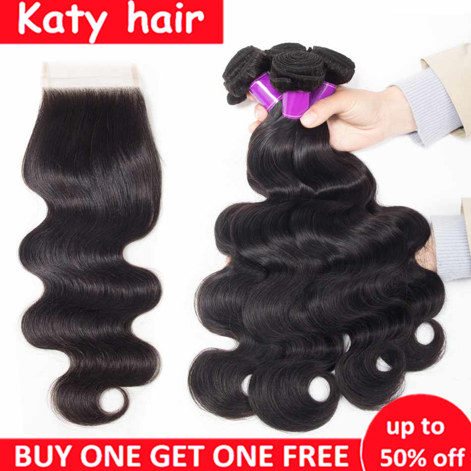 Find Katy Straight Malaysian Hair Weave With Lace Closure 3 Bundle